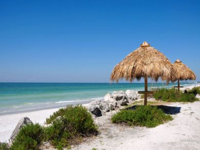 Two Bedroom Rental on Anna Maria Island on Beach